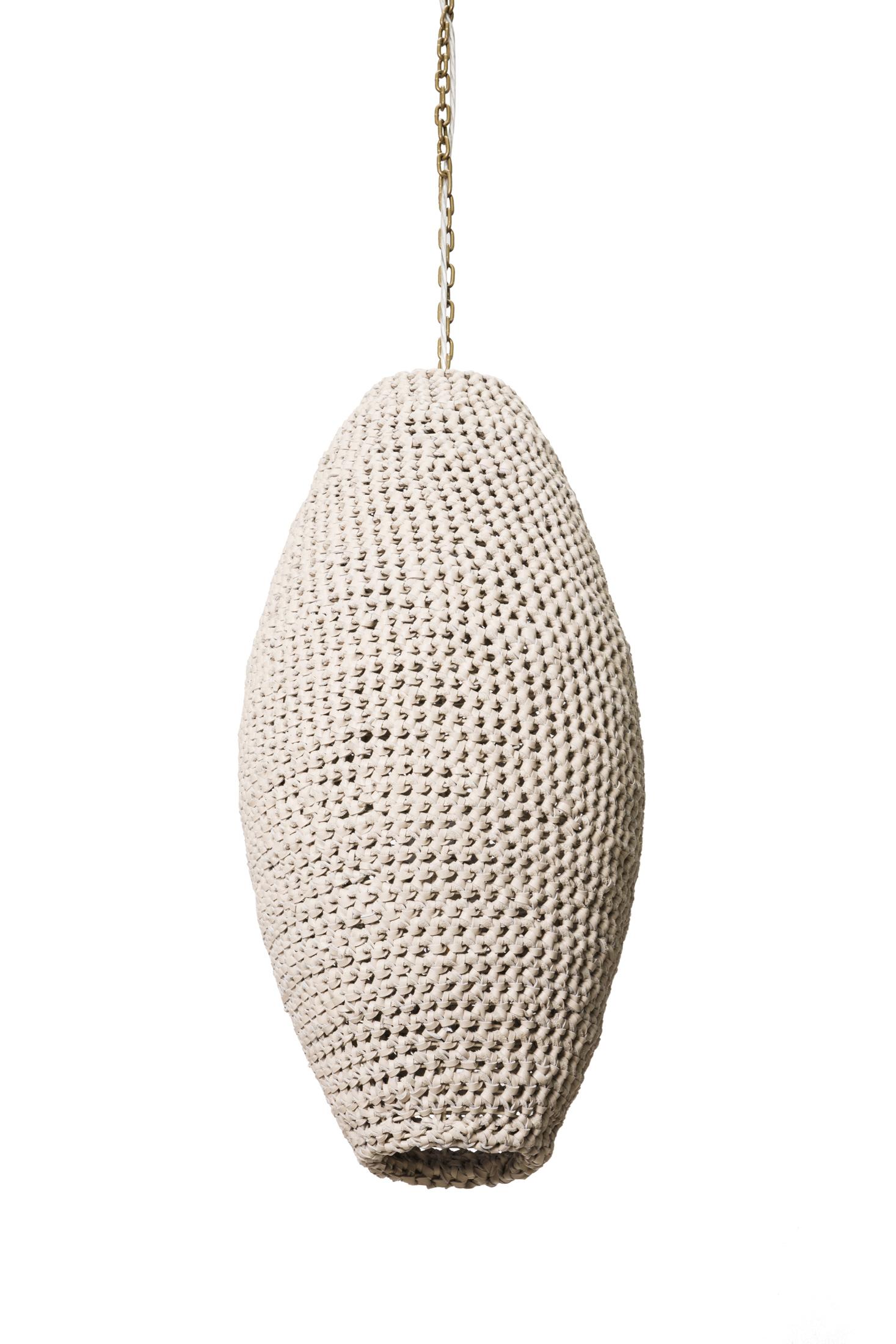Crocheted Leather Pod - Large
