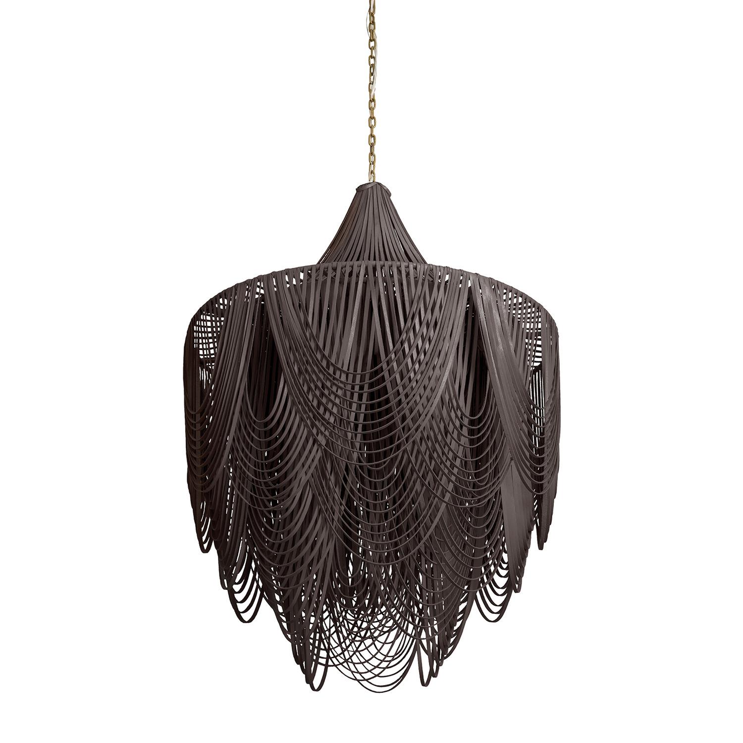 Whisper Chandelier w/ Crown - Large - Premium Leather