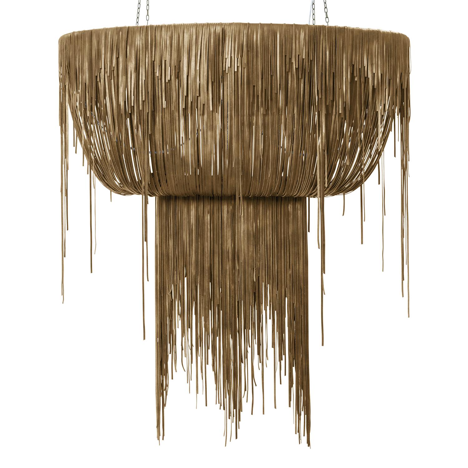 Urchin Chandelier - Oval - Large - Premium Leather