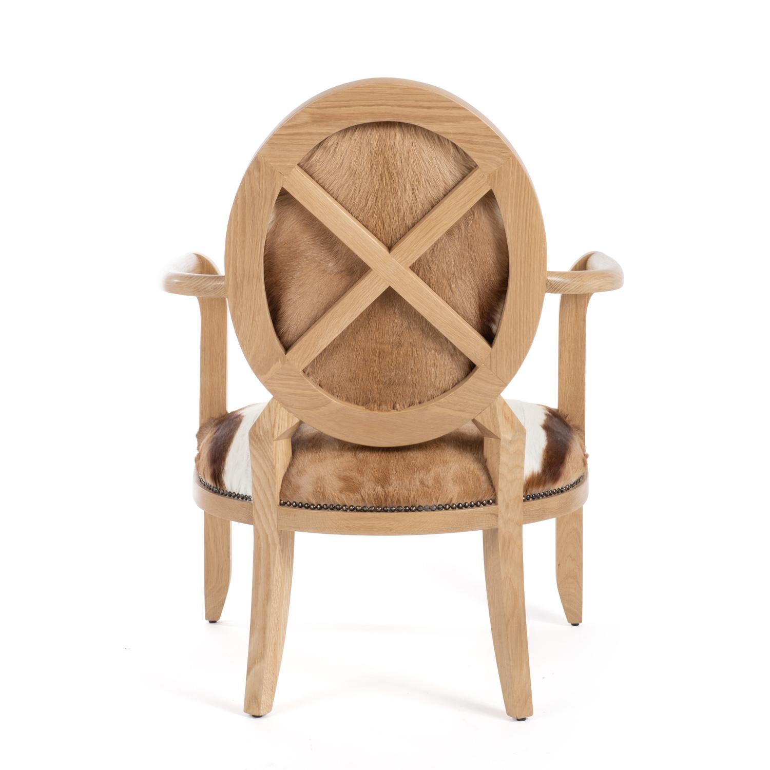 Springbok Hide Manhattan Chair