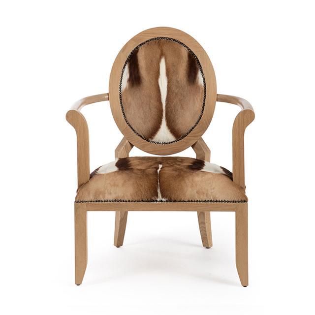 Springbok Hide Manhattan Chair