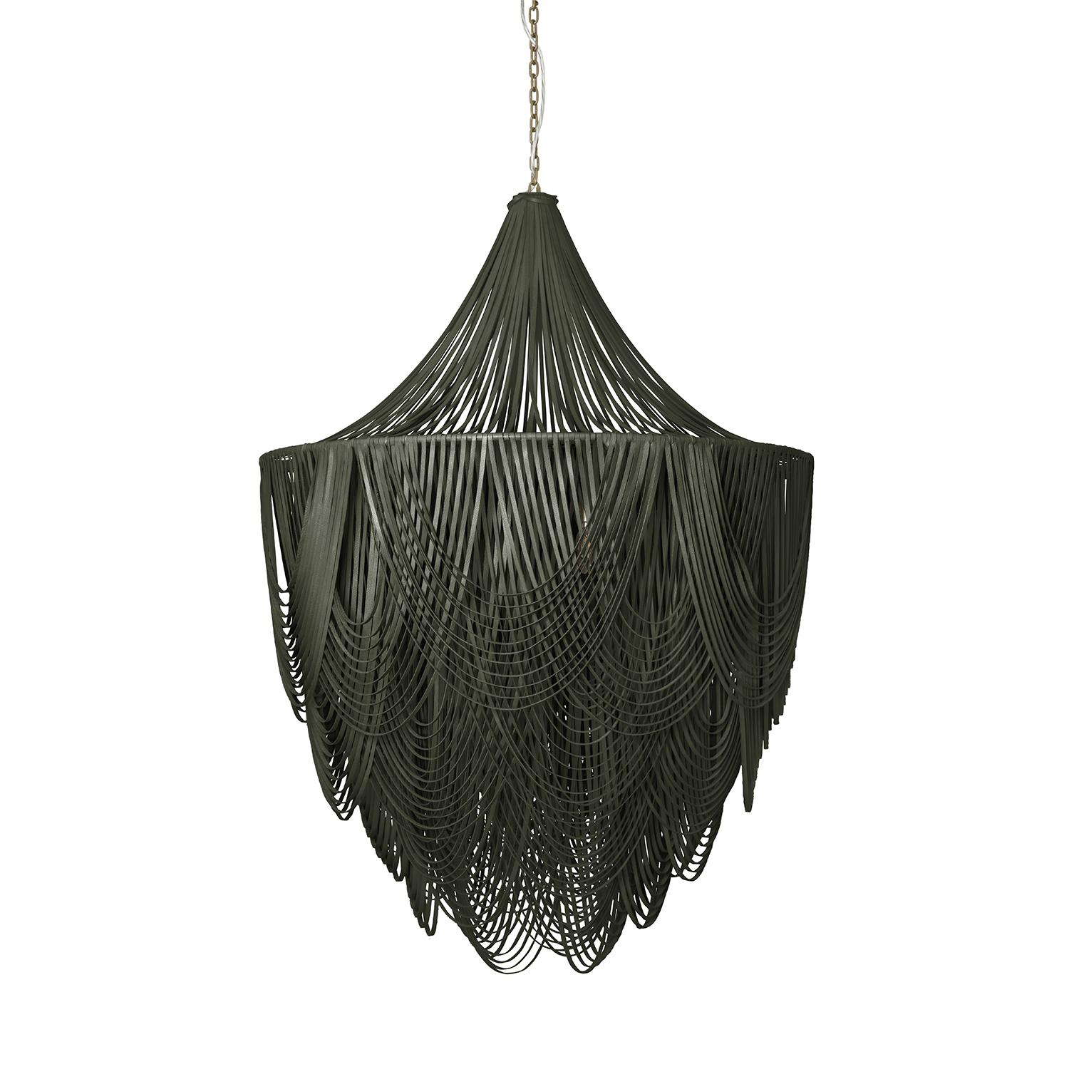 Whisper Chandelier w/ Crown - Extra Large - NeKeia Leather