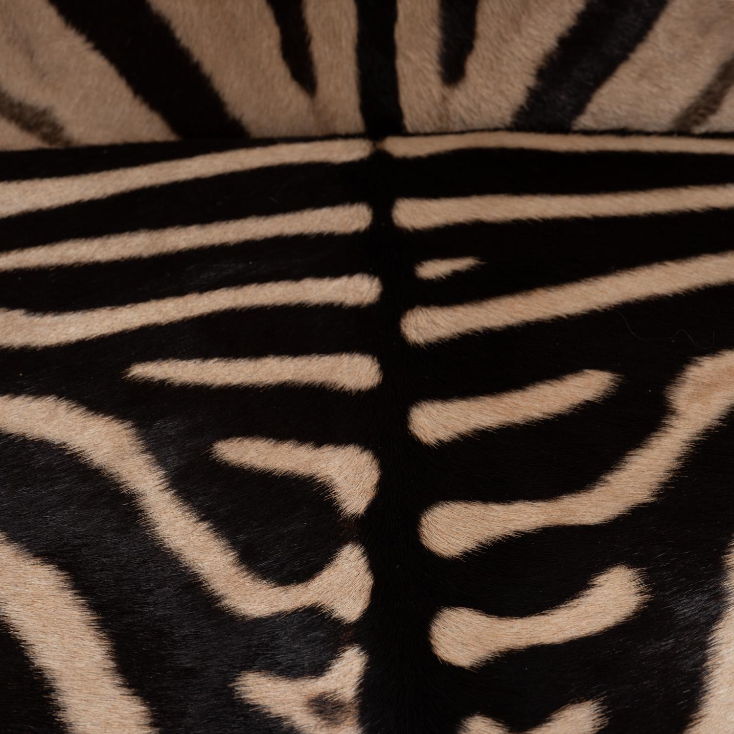 Zebra Hide Settee