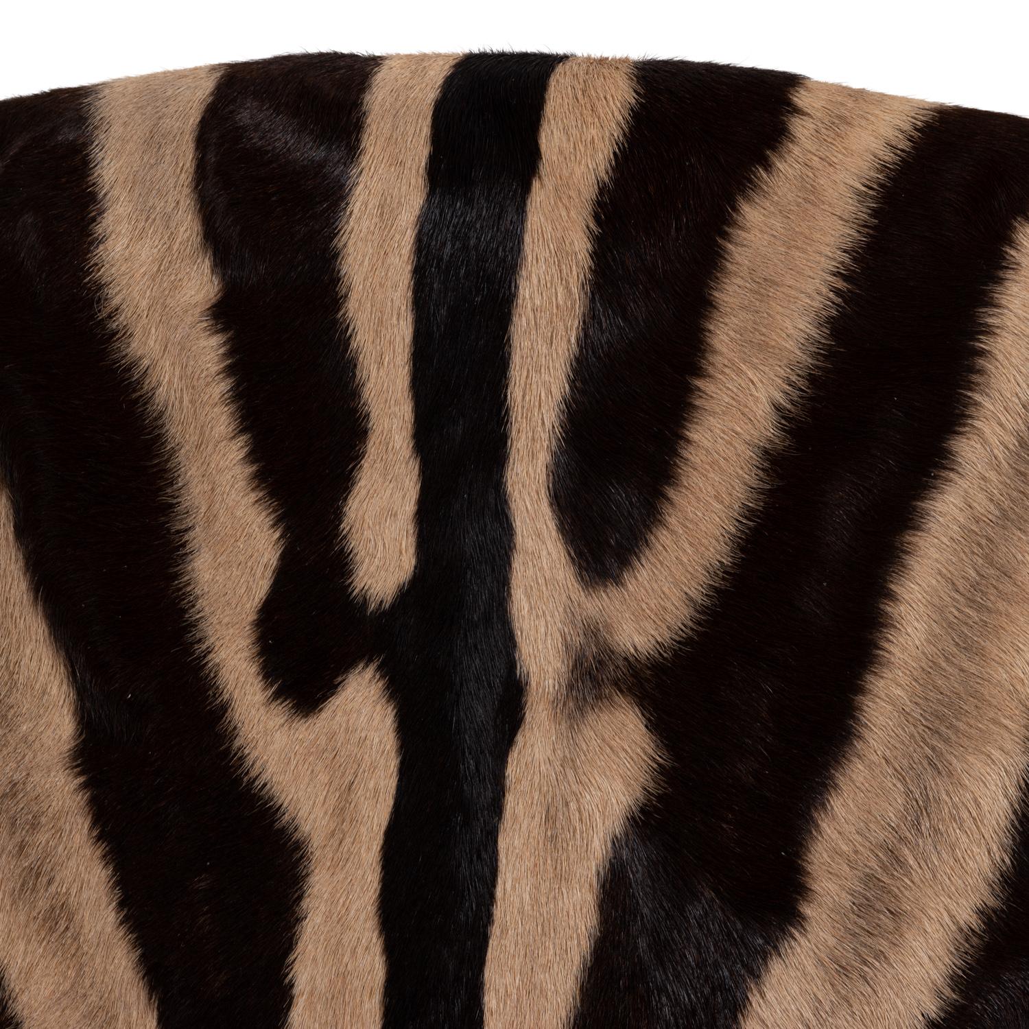 Zebra Hide Settee