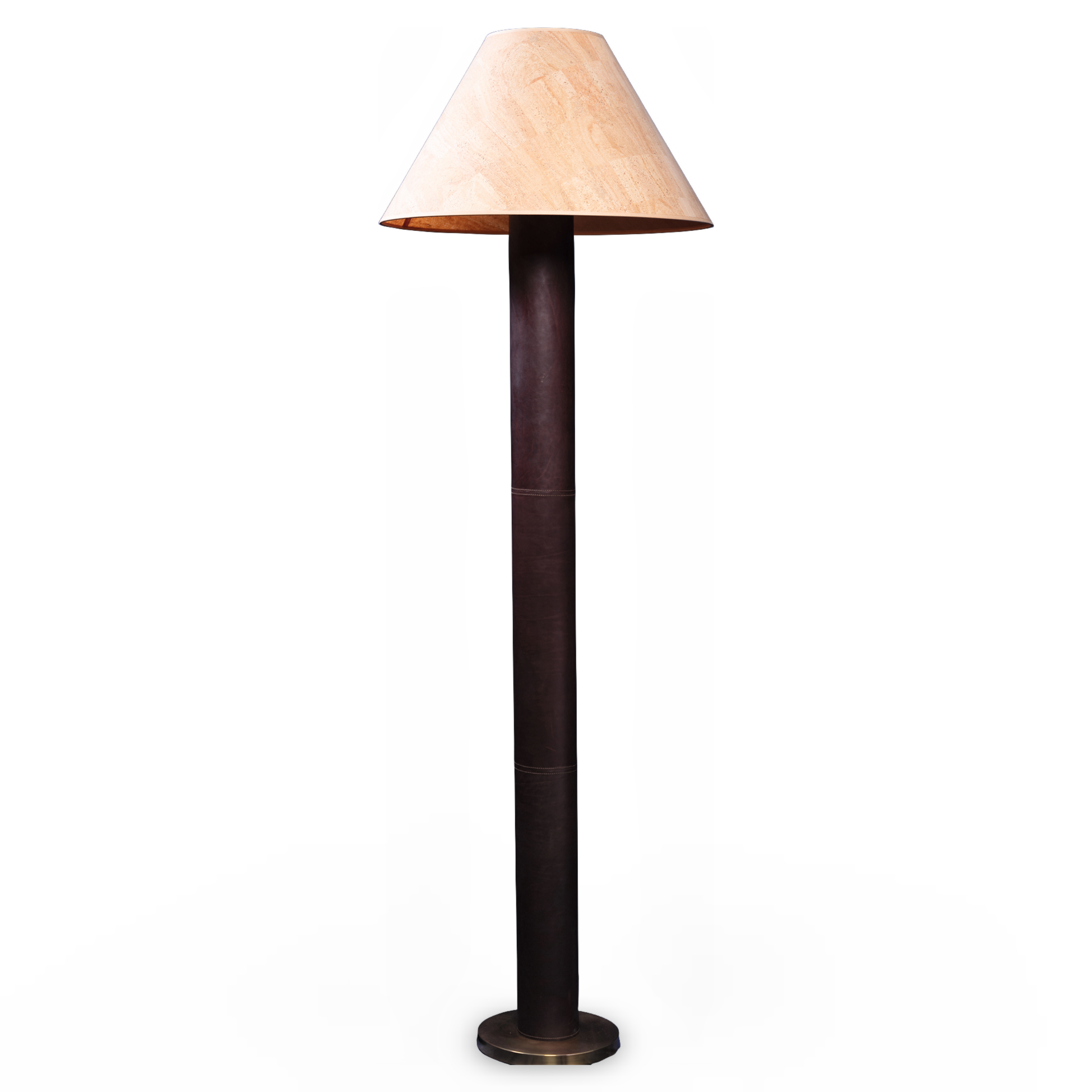 Nawi Floor Lamp in Leather