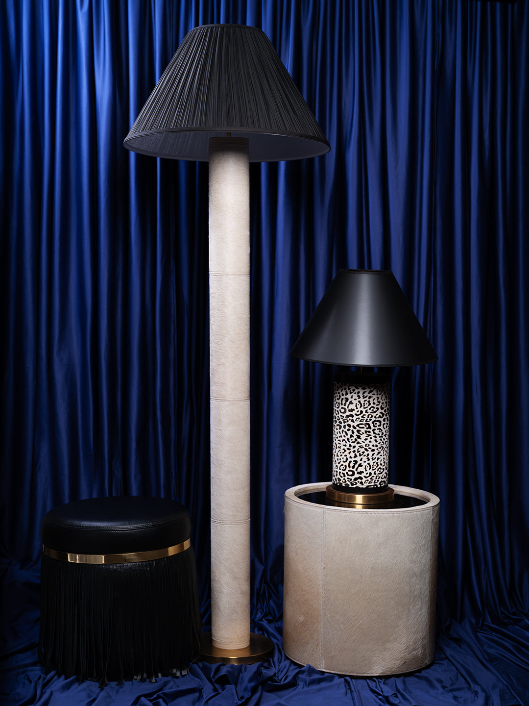 Nolu Table Lamp in Snow Leopard