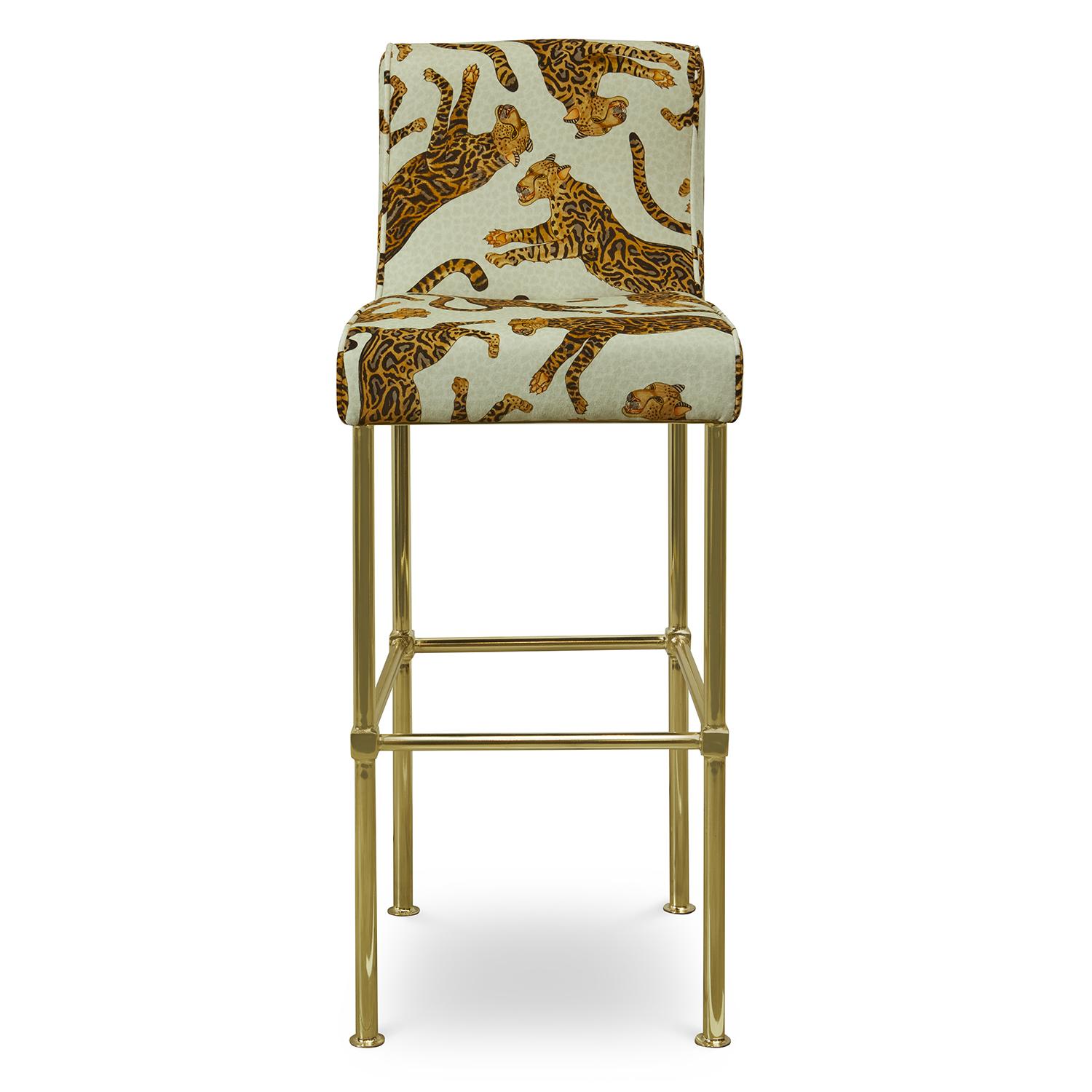 Leopard print bar online stools