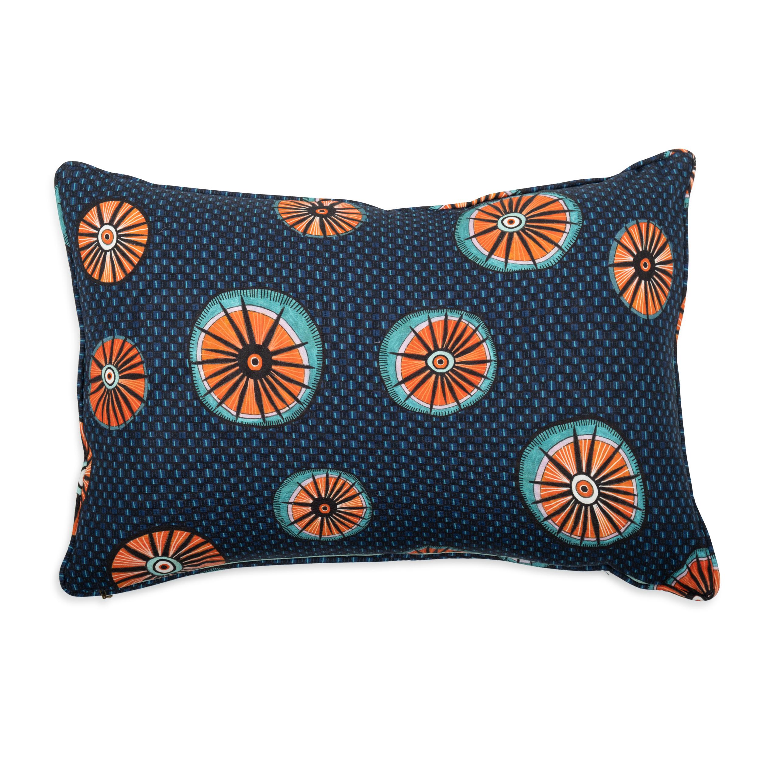 Amasumpa Lumbar Pillow - Linen - Royal