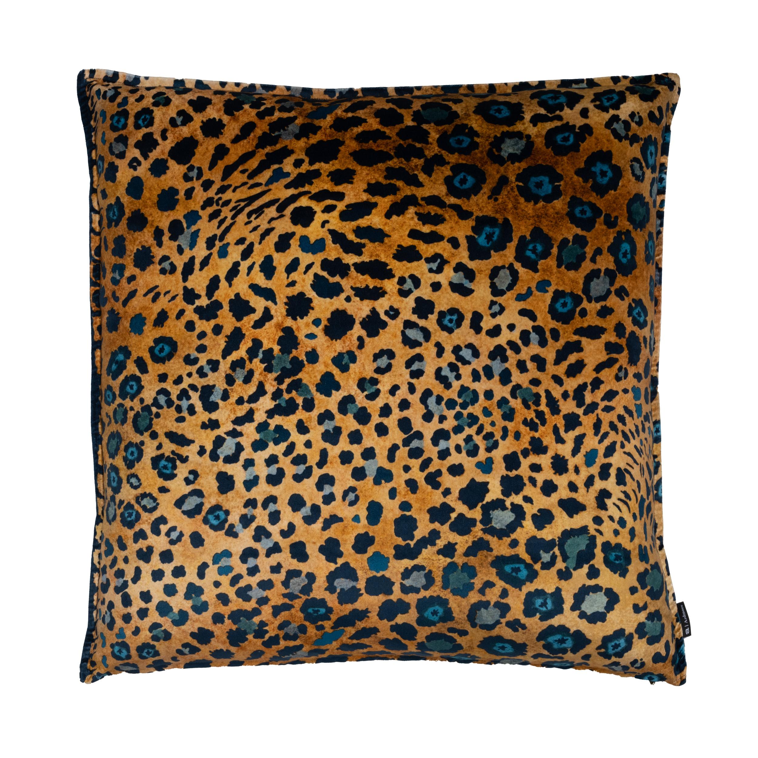Safari Spot Pillow - Velvet - Midnight