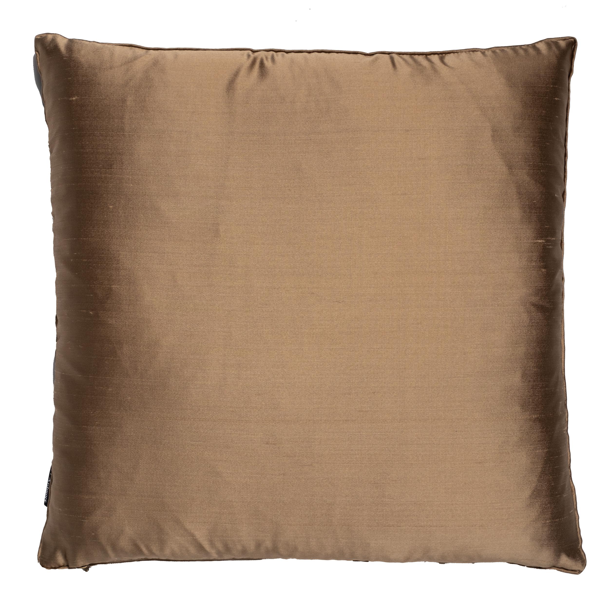 Thanda Toile Pillow - Silk - Gold