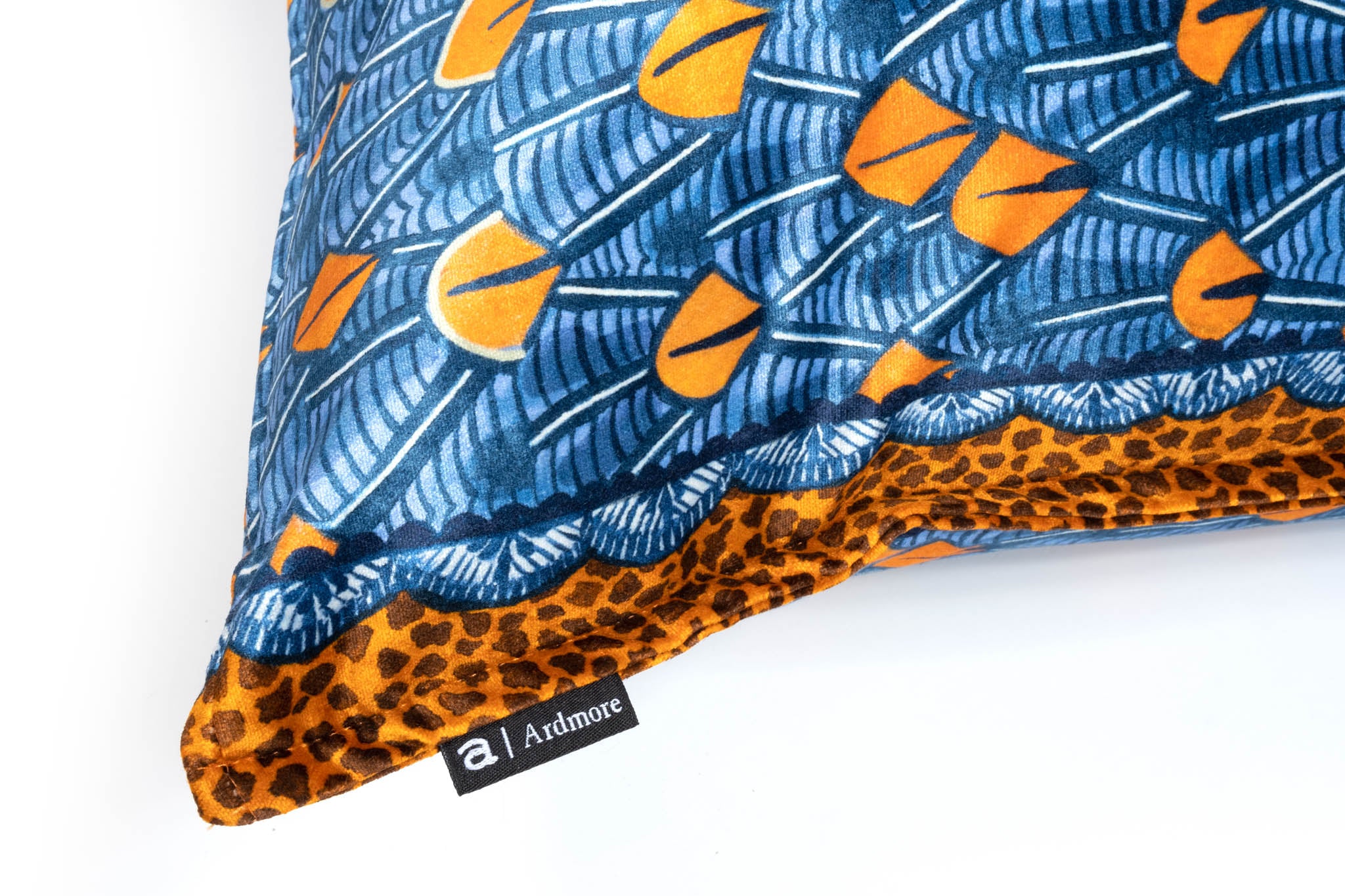 Feather Pillow - Velvet - Royal