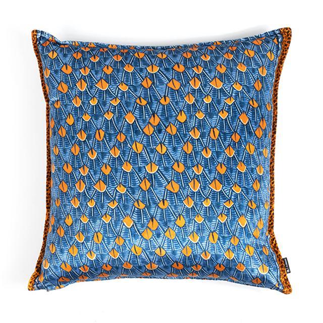 Feather Pillow - Velvet - Royal