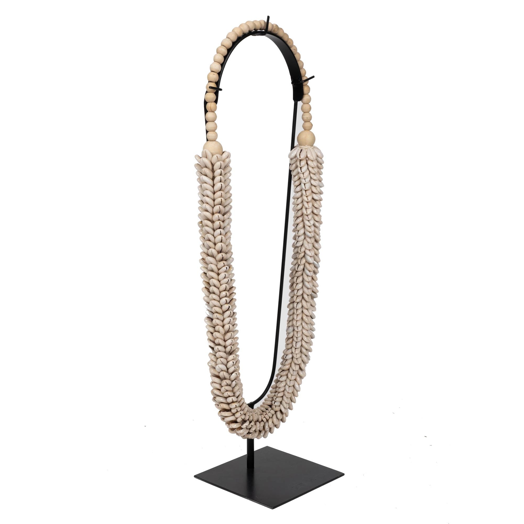 Cowry Shell Rope on Stand