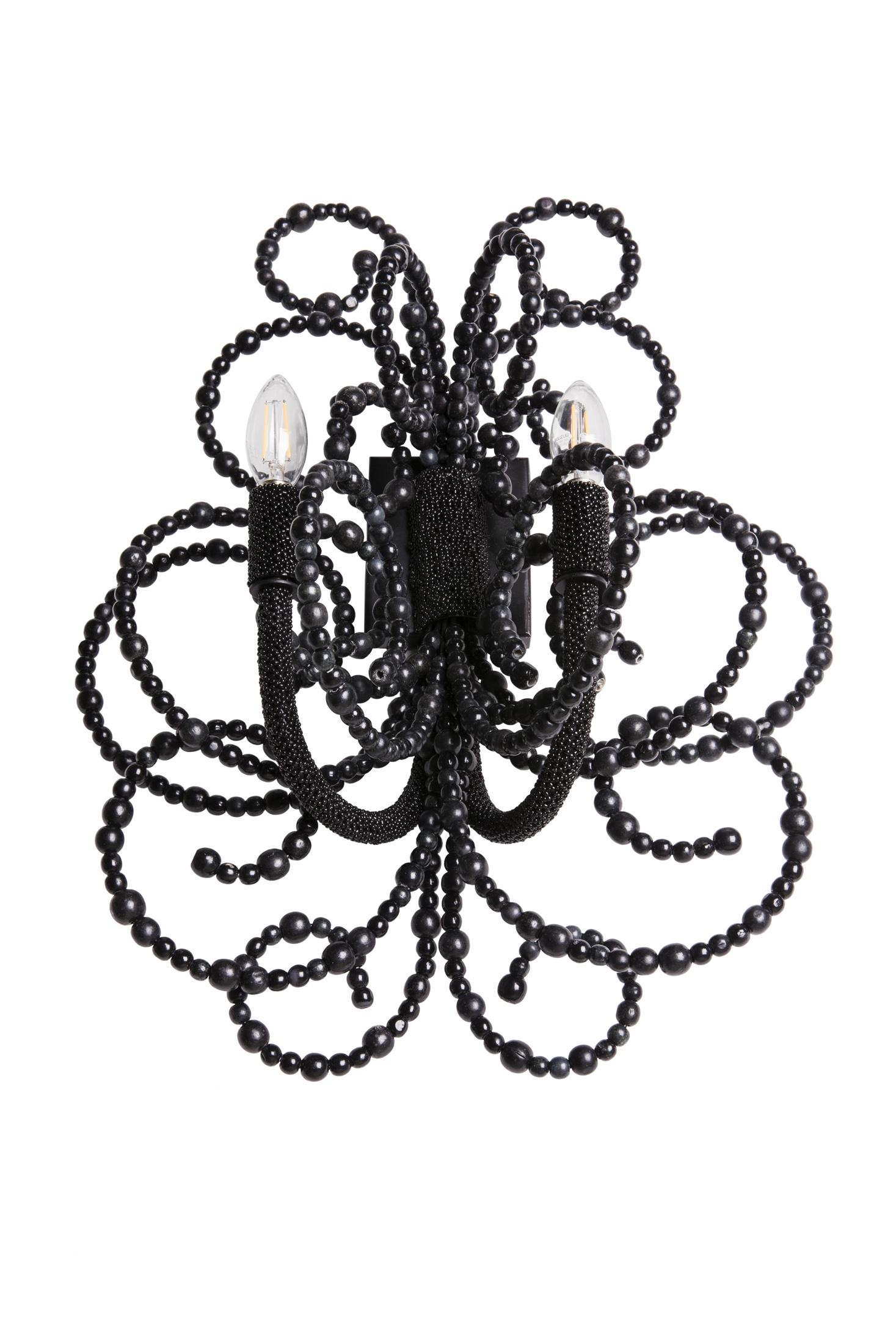 Twirly - Wall Sconce - Black