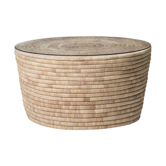 Malawian Palm Coffee Table - Natural