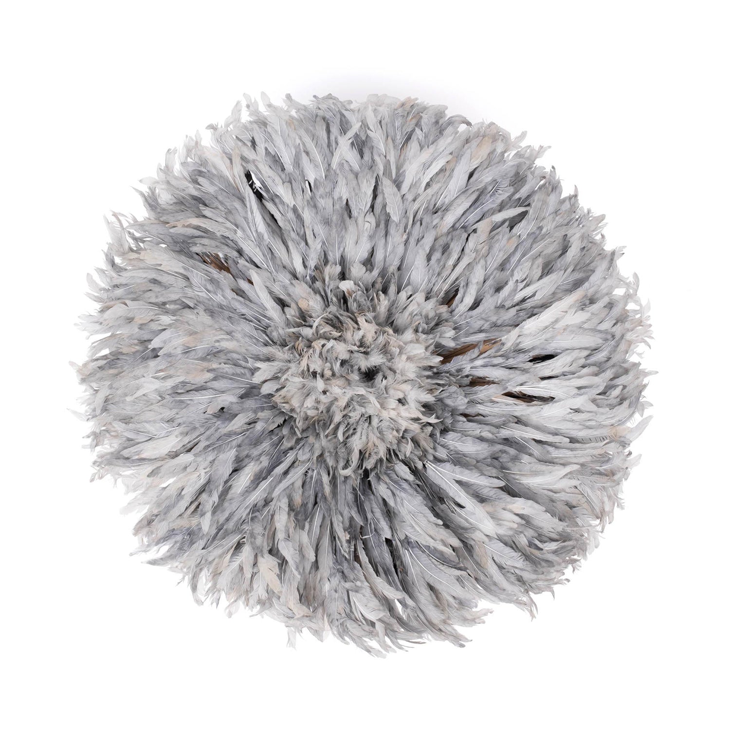 Juju Feather Hat - 32" - Grey