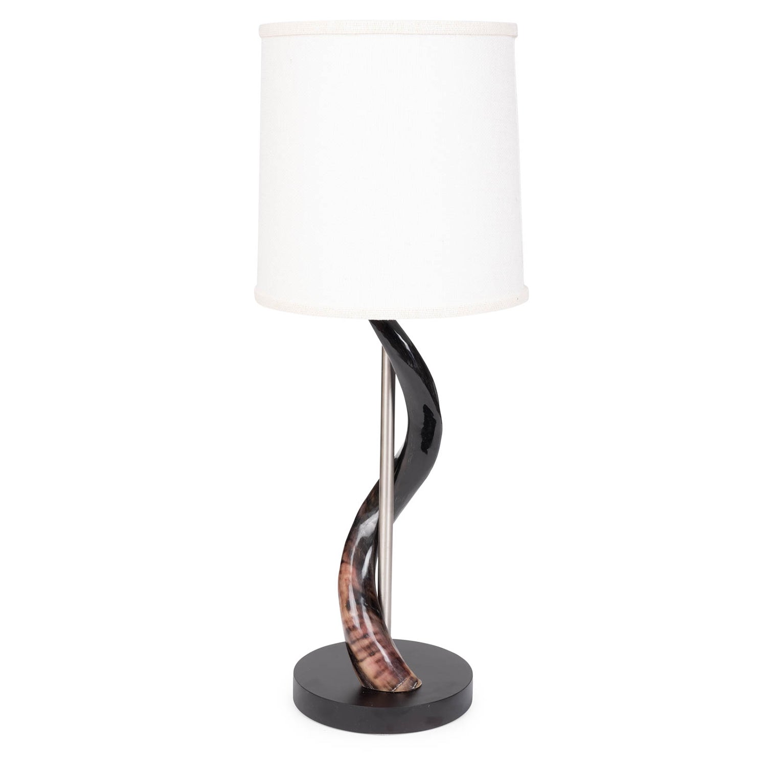 Polished Kudu Horn Table Lamp