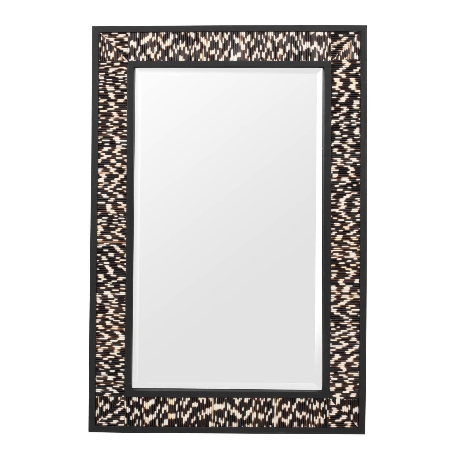 Porcupine Quill Rectangle Mirror - Small