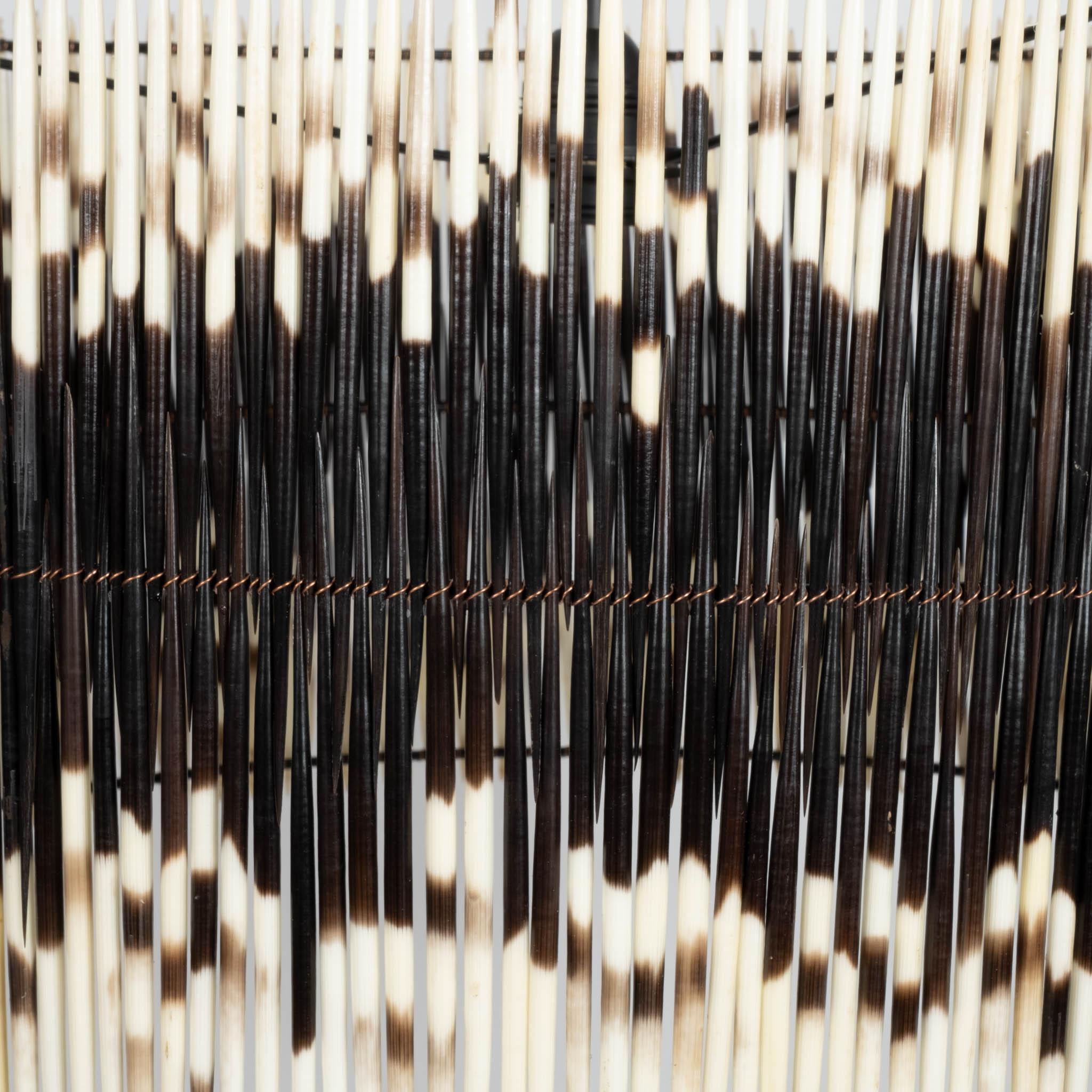 Porcupine Quill Drum Pendant
